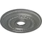 Ekena Millwork Oldham Ceiling Medallion (Fits Canopies up to 8 5/8"), Hand-Painted Silver, 18"OD x 3 3/8"ID x 7/8"P CM18OL1SLS - alternate 2